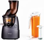 Kuving's – B9700 Entsafter + Vakuum-Saftaufbewahrungsset – Anthrazit