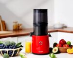 Hurom H300 Vertikaler Entsafter – All-in-One-Multischnecke, Mega-Trichter, BPA-frei… (Rot) – Bild 2